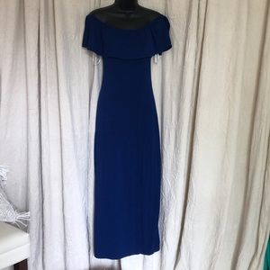 Off Shoulder Blue Guess Dress NWT